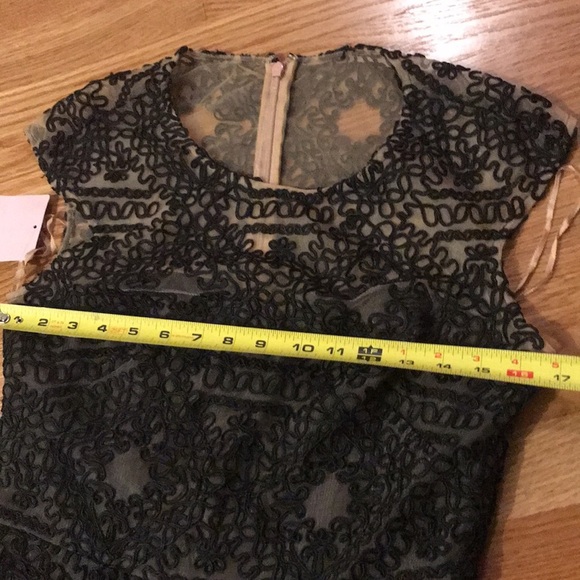 NWT BHLDN Sara Emanuel Presley Dress Black size 6 - Picture 8 of 17